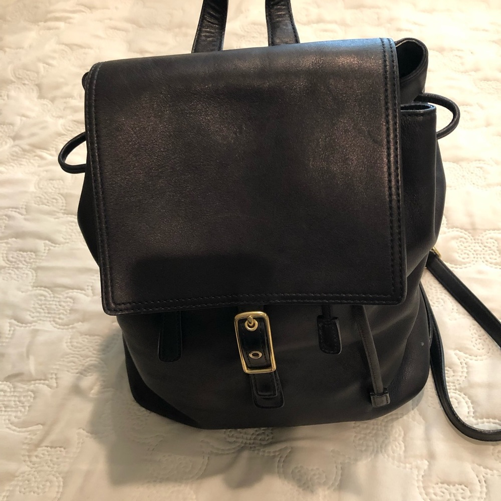 Coach Leather Backpack Purse
